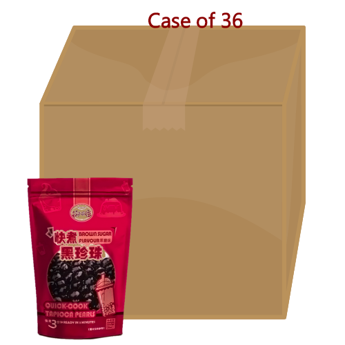KLKW Tapioca Pearls - Brown Sugar-筷来筷往快煮粉圓-黑糖味-250g-TAP114-36