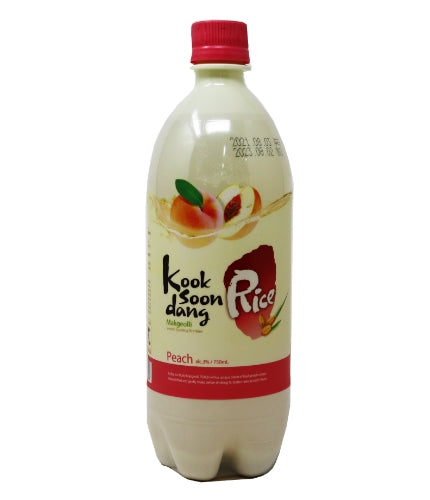ギャラリービューアに画像を読み込む、KSD Rice Makgeolli -  Peach 3%-韓國馬格利米酒-蜜桃-750ml-SOJU202
