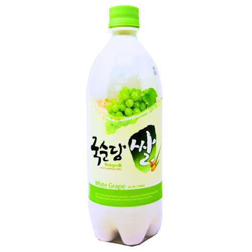 KSD Rice Makgeolli - White Grape 3%-韓國馬格利米酒-白葡萄-750ml-SOJU201