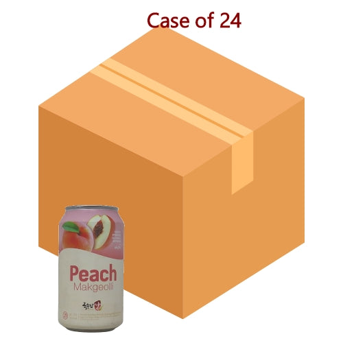 KSD Sparkling Rice Makgeolli -  Peach-韓國馬格利米酒-蜜桃-350ml-SOJU203-24
