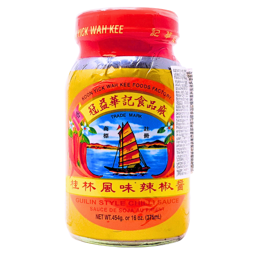 KWYK Soy Chilli Sauce (Kwai Lum)-冠益華記桂林辣椒醬-375ml-CHIKYWK104