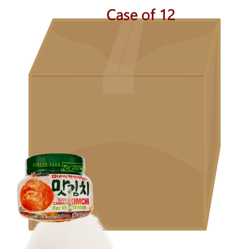 K-Eats Sliced Cabbage Kimchi - Vegetarian-韓國白菜泡菜－純素食-380g-KOR153-12