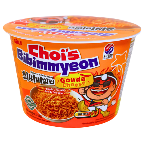 K-Food Choi's Bowl Bibimmyeon - Gouda Cheese-韓國崔氏芝士拌碗麵-119g-INKF304