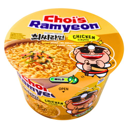 K-Food Choi's Bowl Ramyeon - Chicken-韓國崔氏雞味湯碗麵-107g-INKF302