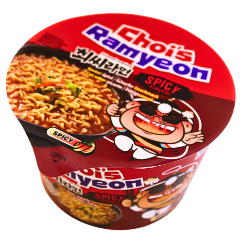 K-Food Choi's Bowl Ramyeon - Spicy-韓國崔氏辛辣湯碗麵-107g-INKF303