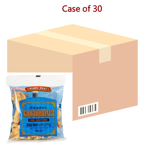 Kain-Na Chicharones (Pork Scratchings)-即食油爆猪皮-90g-SNACKN104-30
