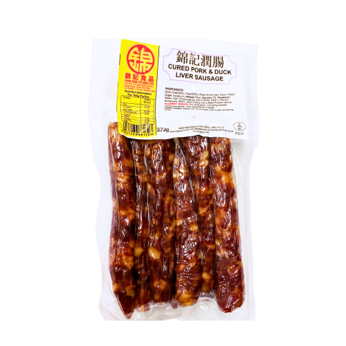 Kam Kee Cured Pork & Duck Liver Sausage-錦記潤腸-220g-DMEATKK107