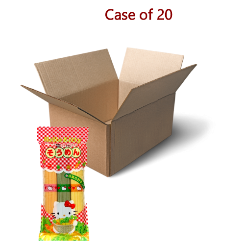 Kanesu Seimen Hello Somen Noodle - Vegetables Colour-素面(配綠色蔬菜)-300g-DNOOKS103-20