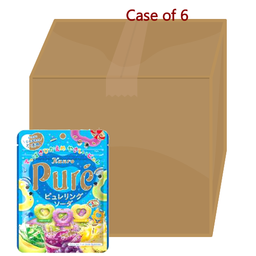 Load image into Gallery viewer, Kanro Pure Heart Ring Gummy - Fruit Soda-甘樂心型軟糖-蘇打水果味-63g-CANKA103-6
