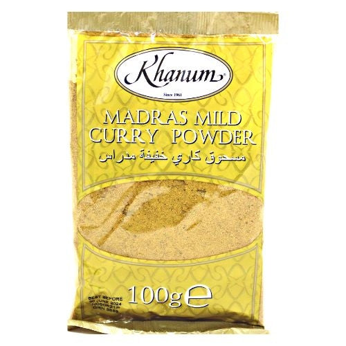 Khanum Madras Mild Curry Powder-馬德士淡味咖喱粉-100g-SPIK203