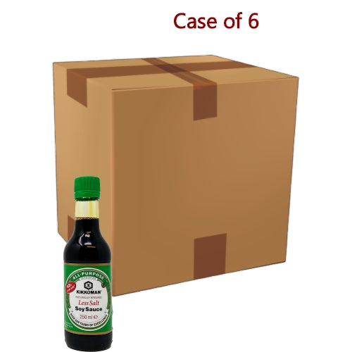 Kikkoman Soy Sauce - Less Salt-萬字日本豉油 - 少鹽-250ml-SOY306-6