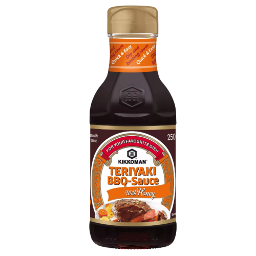 Kikkoman Teriyaki BBQ Sauce with Honey-萬字蜜汁照燒醬-250ml-SAUK105