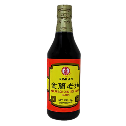 Kimlan Lou Chau Soy Sauce (Dark)-金蘭老抽-590ml-SOY215