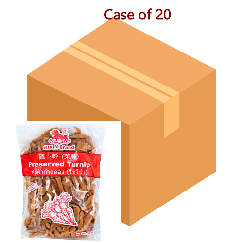 Load image into Gallery viewer, Kirin Preseved Turnip - Sliced-香脆菜脯条-500g-PRE406-20
