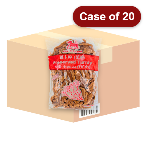 Kirin Preseved Turnip - Sliced-香脆菜脯条-500g-PRE406-20