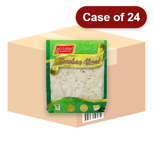 Kruawangthip Sour Bamboo Shoot Sliced-酸筍片-454g-BAM546-24