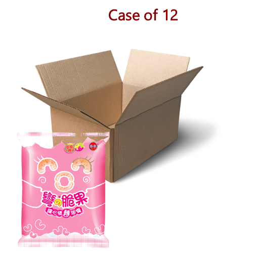 Kuai Kuai Corn Snacks - Strawberry-乖乖彎的脆果-草莓-52g-SNACKK302-12