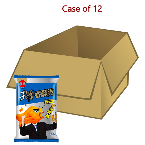 갤러리 뷰어에 이미지 로드, Kuai Kuai Peacocok Cracker - Fish Flavour-乖乖孔雀香酥脆-香魚-60g-SNACKK310-12
