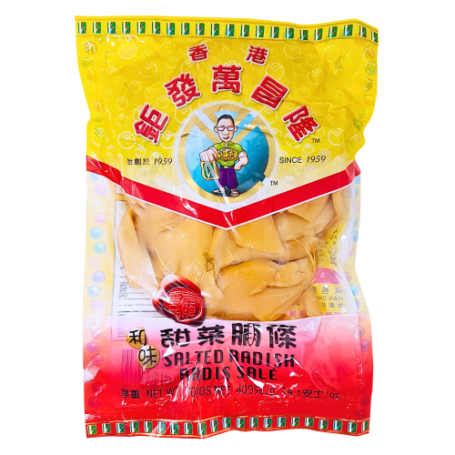 Kui Fat Salted Radish-鉅發甜菜脯-400g-PRE415A