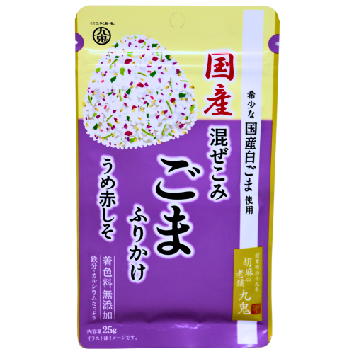 Kuki Mazekomi Goma Furikake-日本混合芝麻拌飯素-25g-JPN647