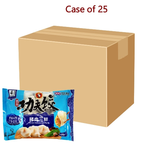 โหลดรูปภาพเข้าสู่ตัวดูแกลเลอรี, *Kung Fu Three Delicacies Pork Dumpling*-功夫猪肉三鮮水餃-410g-DUMKF106-25
