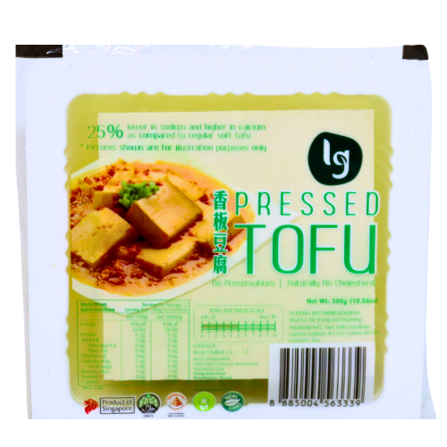 LG Pressed Tofu-板豆腐-300g-TOFU133