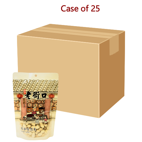 LJK Peanut Garlic Flavour-老街口蒜香花生-160g-PNUT336-25