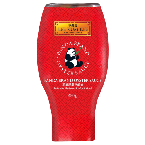 LKK (490g) Panda Oyster Sauce - Squeeze-李錦記熊貓(擠瓶裝)蠔油-490g-SAUL102A