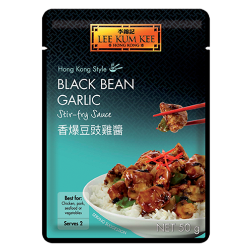 LKK Black Bean Garlic Sauce for Chicken-李錦記香爆豆豉雞醬-50g-SAUL221