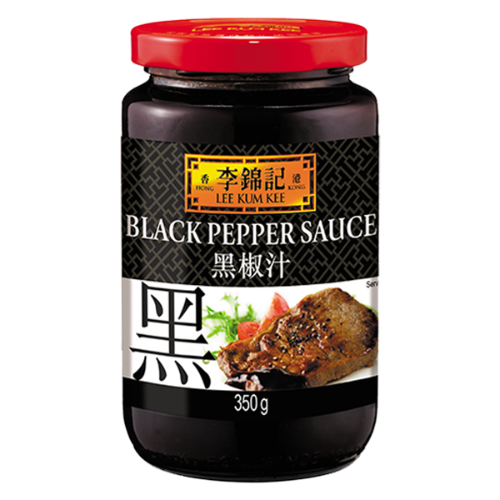 LKK Black Pepper Sauce-李錦記黑椒汁-350g-SAUL121