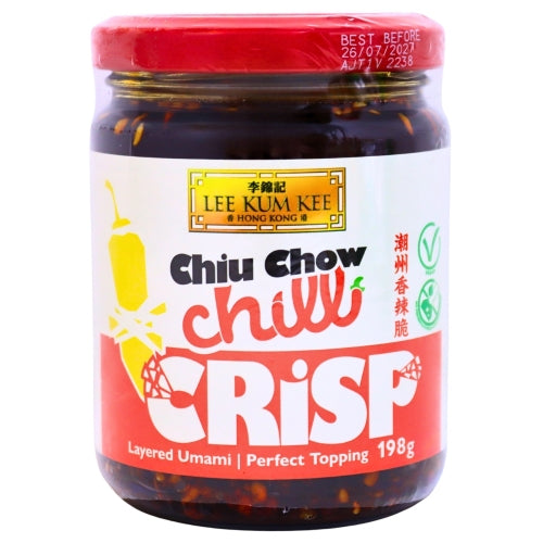 LKK Chiu Chow Chilli Crisp-李錦記潮州香辣脆-198g-CHILKK113