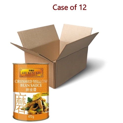 LKK Crushed Yellow Bean Sauce - Tin-李錦記磨豉醬-470g-SAUL136-12