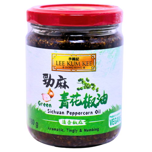 Load image into Gallery viewer, LKK Green Sichuan Peppercorn Oil-李錦記勁麻青花椒油-180g-CHILKK110
