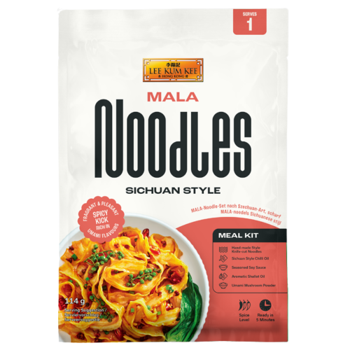 LKK Mala Noodles - Sichuan Style-李錦記四川風味椒麻拌麵-114g-INLKK103
