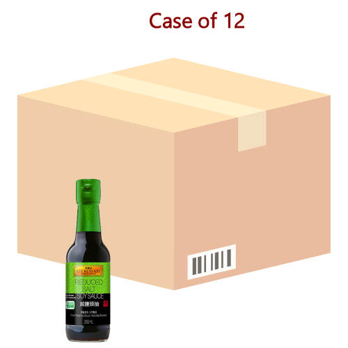 LKK Reduced Salt Light Soy Sauce-李錦記減鹽頭抽-250ml-SOY270-12
