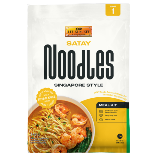 LKK Satay Noodles - Singapore Style-李錦記新加坡風味沙爹湯麵-148g-INLKK102