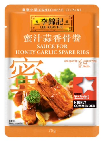 LKK Sauce For Honey Garlic Spare Ribs-李錦記蜜汁蒜香骨醬-70g-SAUL216