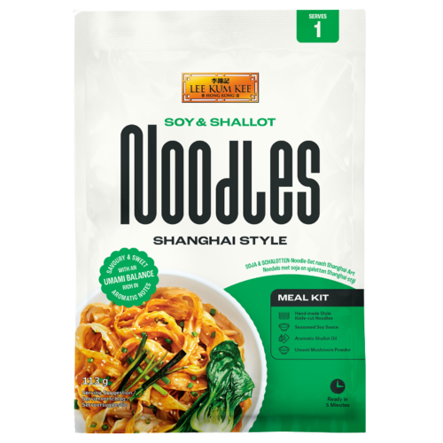 LKK Soy & Shallot Noodles - Shanghai Style-李錦記上海風味葱油麵-113g-INLKK104