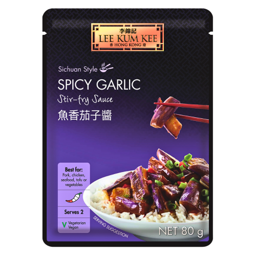 LKK Spicy Garlic Stir-Fry Sauce-李錦記魚香茄子醬-80g-SAUL206