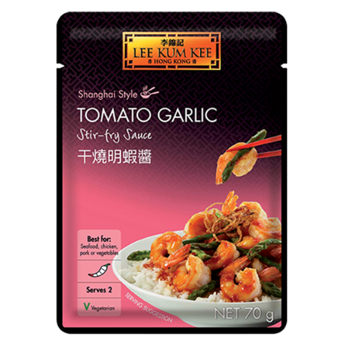 LKK Tomato Garlic Prawns Sauce-李錦記干燒明蝦醬-70g-SAUL204