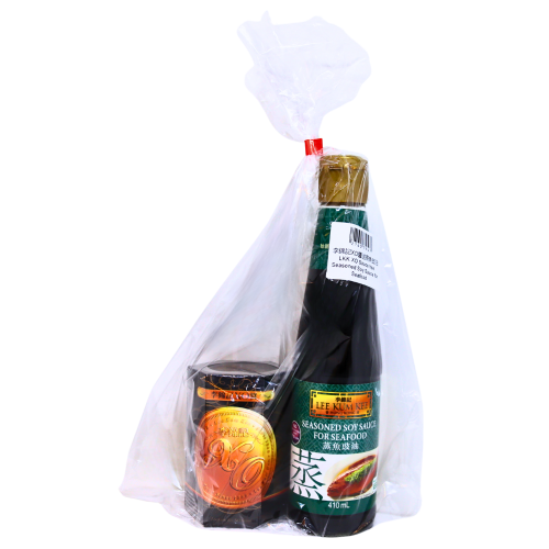 LKK XO Sauce free Seasoned Soy Sauce for Seafood-李錦記XO醬送蒸魚豉油-220g_410ml-SAUL540