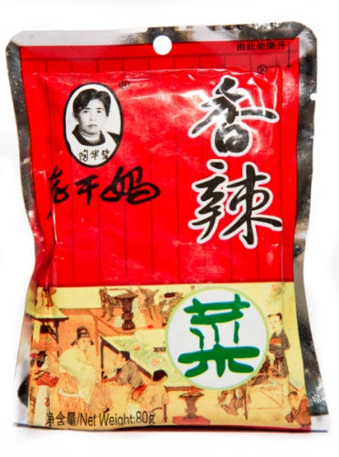 갤러리 뷰어에 이미지 로드, LaoGanMa Hot Vegetables-老干媽香辣菜-80g-PRE601
