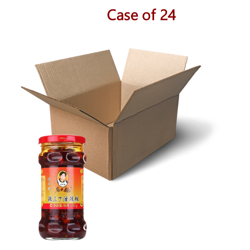 Load image into Gallery viewer, LaoGanMa Kohlrabi, Peanuts, Tofu in Chilli Oil-老干媽辣三丁油辣椒-280g-CHILGM101-24
