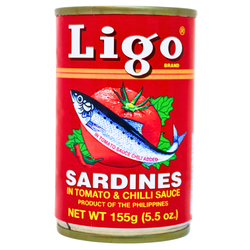 Ligo Sardines in Chilli & Tomato Sauce-力高辣味茄汁沙丁魚-155g-TFISH423