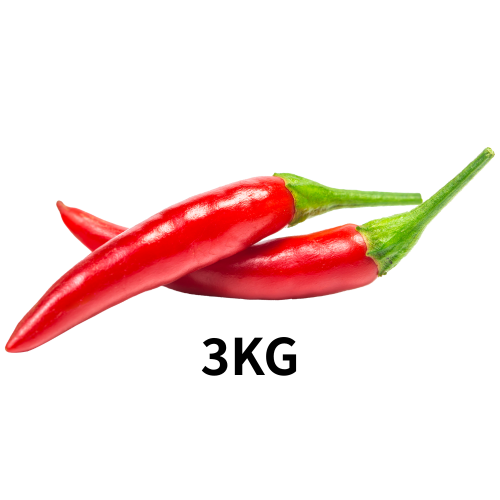 Long Red Chilli-新鮮長紅辣椒-3kg-FVEG111/3