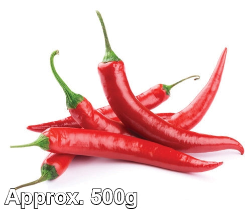 Load image into Gallery viewer, Long Red Chilli-新鮮長紅辣椒-1kg-FVEG111-500
