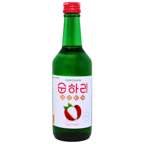 Lotte Chum Churum Soju - Lychee-韓國樂天燒酒-荔枝-360ml-SOJU159