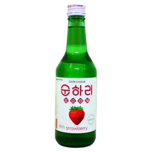 갤러리 뷰어에 이미지 로드, Lotte Chum Churum Soju - Strawberry-韓國樂天燒酒-草莓-360ml-SOJU156
