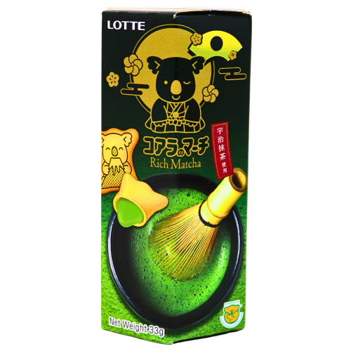 Lotte Koala's Cookies - Matcha-樂天熊仔餅 - 抹茶-33g-BISLO214