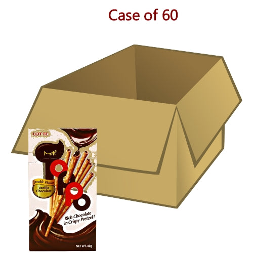 Lotte Toppo Pretzel Stick - Vanilla Chocolate-樂天Toppo香草朱古力夾心棒-40g-BISLO183-60